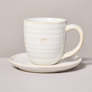 Heart Mug & Saucer